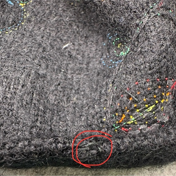 Bechamel Petites Wool Embroidered Black Jacket Zip Up - Picture 11 of 11